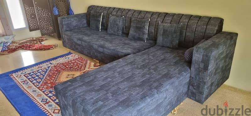 L shape sofa set 1