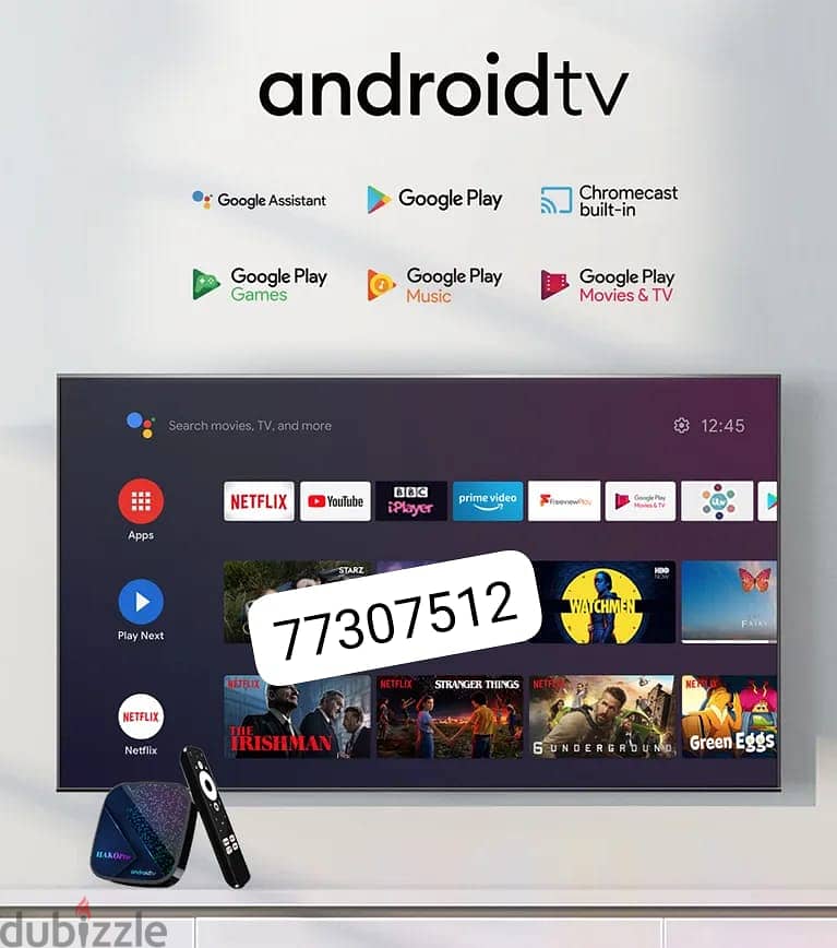 Android Tv Box with one year subscription 0