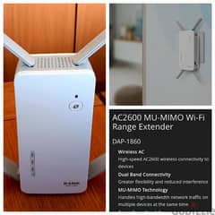 DAP-1860 AC2600 Wi-Fi Range Extender. 0