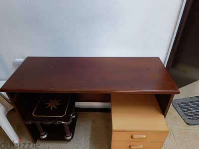 Study table & Side cabinet /drawer. Darsait