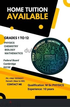 Mathematics &Science Tutoring 0