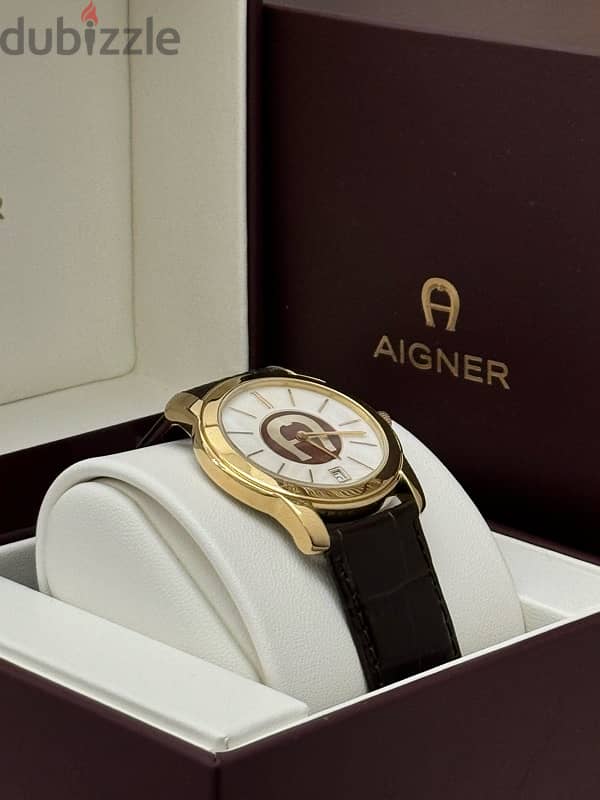 ساعة اجنر aigner جديدة 0