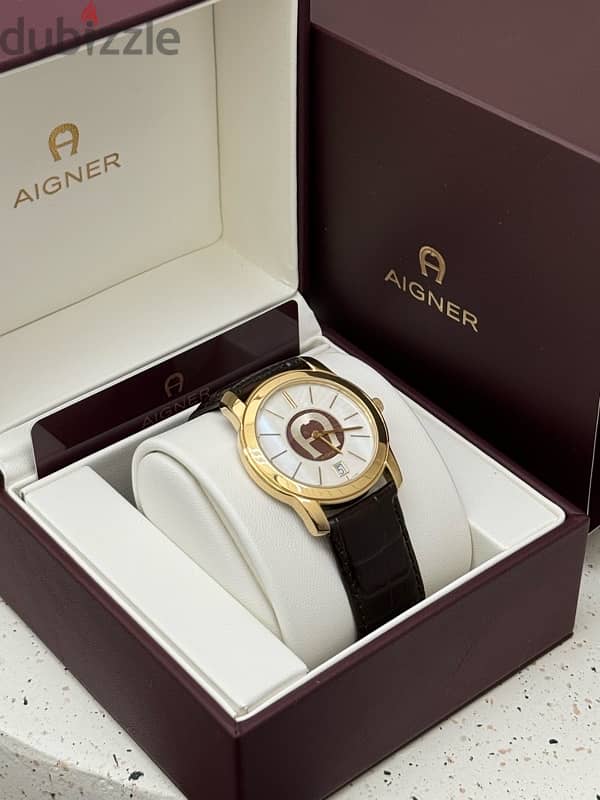 ساعة اجنر aigner جديدة 1