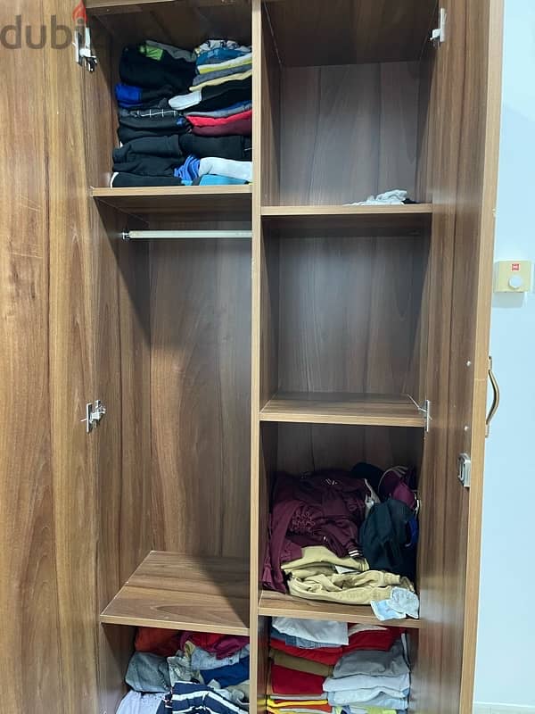 wardrobe 2 doors 80*200 CM In a very good condition 3