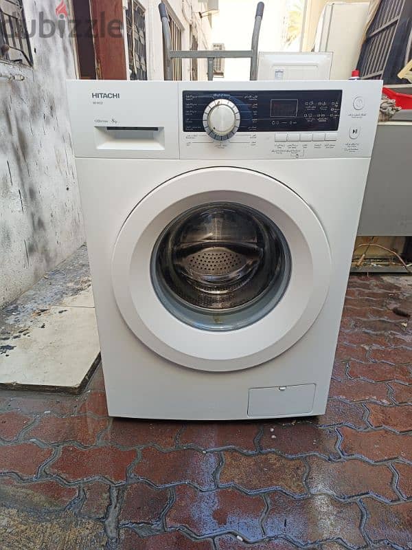 Hitachi washing machine fully automatic 8kg 2