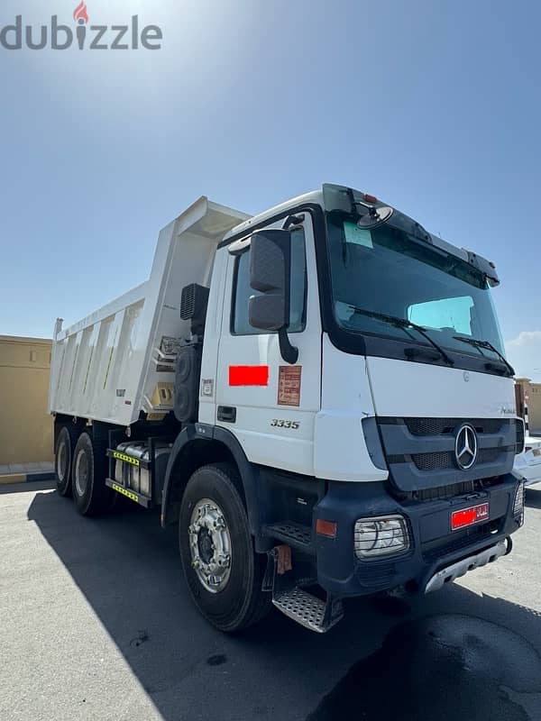 For Sale: Mercedes Actros Tipper 18m³  *للبيع: شاحنة مرسيدس أكتس(18م³) 1