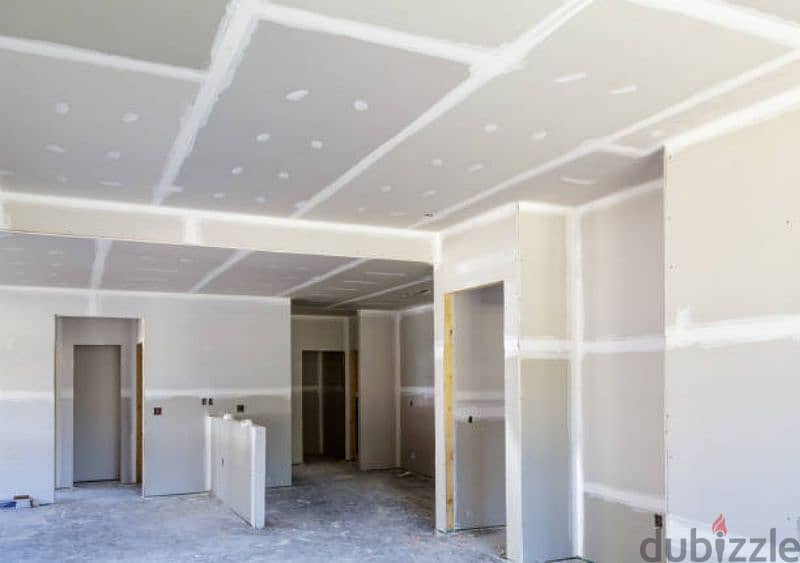 gypsum board Partition And full House paint and maintenance work 1