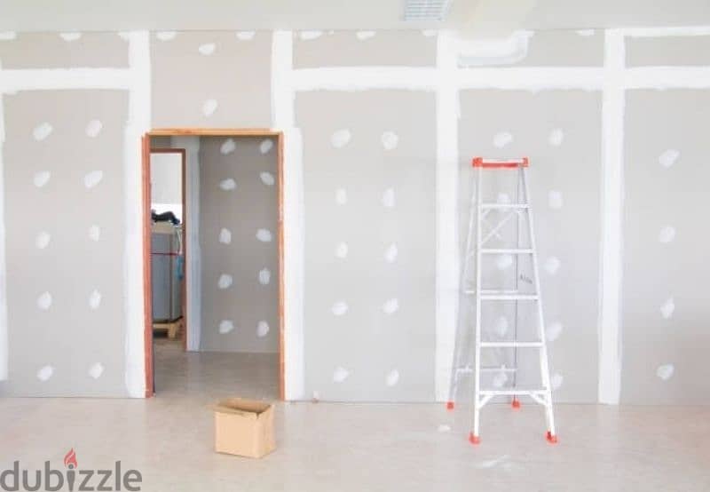 gypsum board Partition And full House paint and maintenance work 1