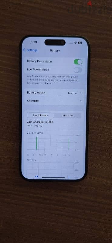 Iphone 15pro 128gb Oman phone battery 96 7