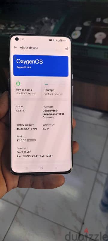 one plus 9 pro 5g 12+12/256 ram rom 6