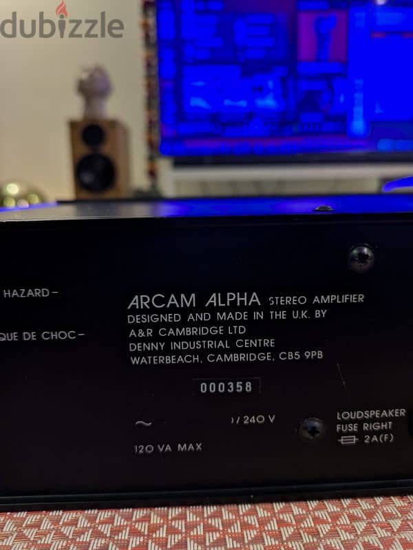 Arcam Alpha Amplifier- Made in the UK 6