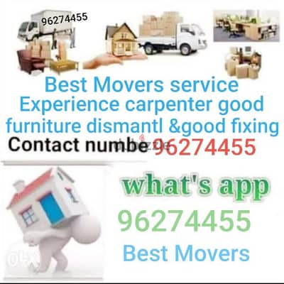 House shiffting Experience carpenter service