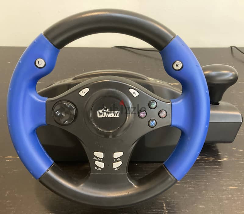 Gaming Racing Wheel for PC and Playstation 1