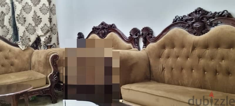 wooden Sofa 7 seater 0