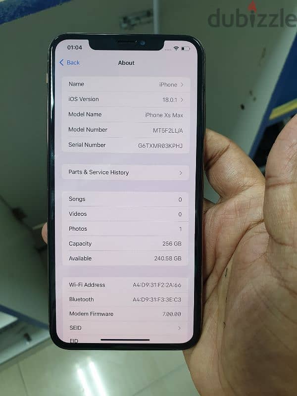 iphone xs max 256gb 2