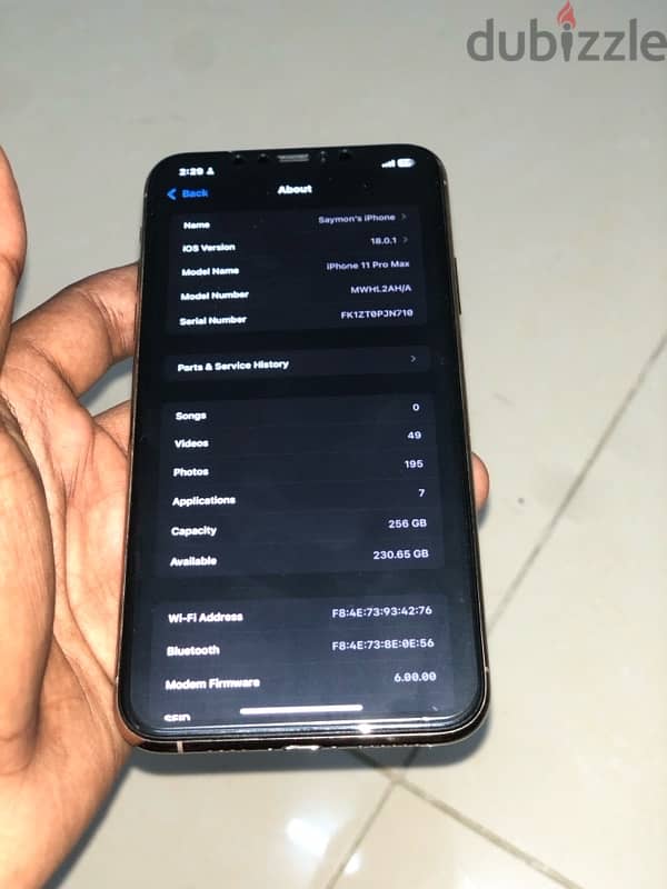 iPhone 11 pro max 256gb for sell 2