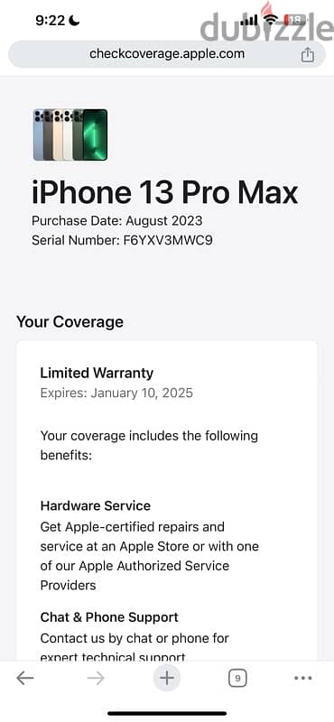 iphone 13 pro max with apple warranty 3