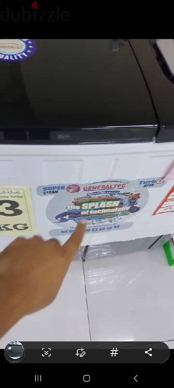 General tec semi-auto 13kg washing machine 3