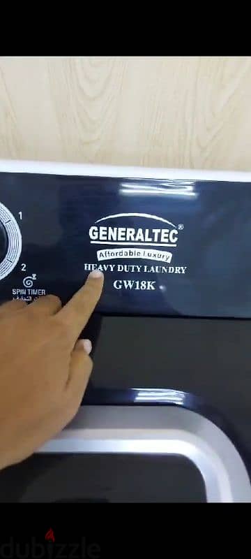 General tec semi-auto 13kg washing machine 4