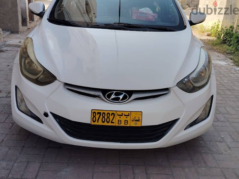 Hyundai Elantra 2016 good number, engine 1.6 malkia full, good con. . 5