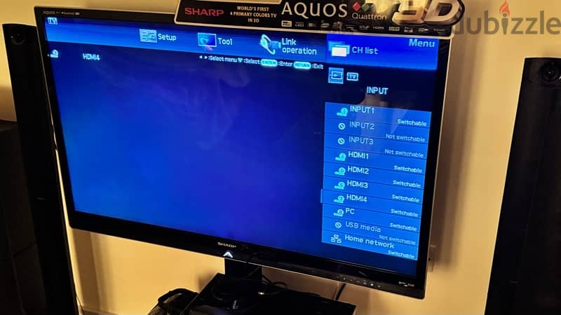 Sharp Aquos Quattron 3D Tv 47 inch 4