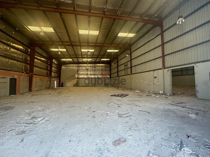 recommended warehouse at GHALA available sizes from 500 Sqm to above 1