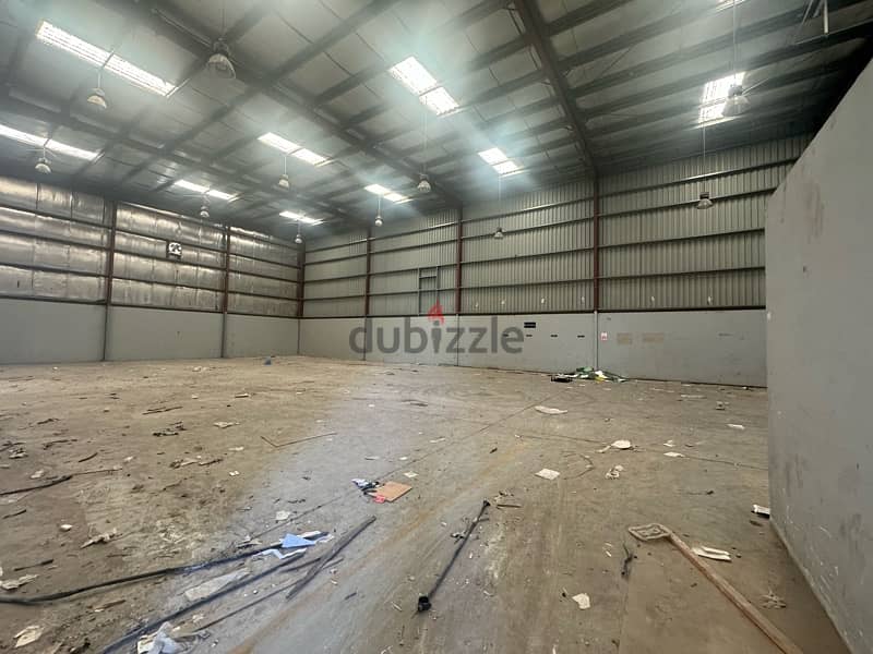 recommended warehouse at GHALA available sizes from 500 Sqm to above 6