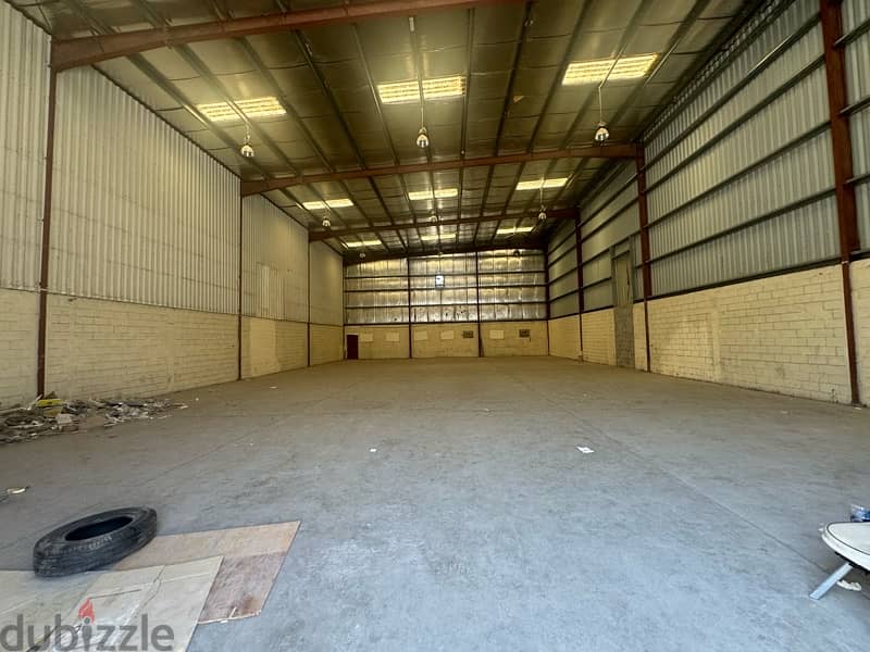 recommended warehouse at GHALA available sizes from 500 Sqm to above 9