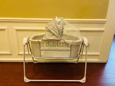 Mastela-Baby electric swing bassinet- Grey