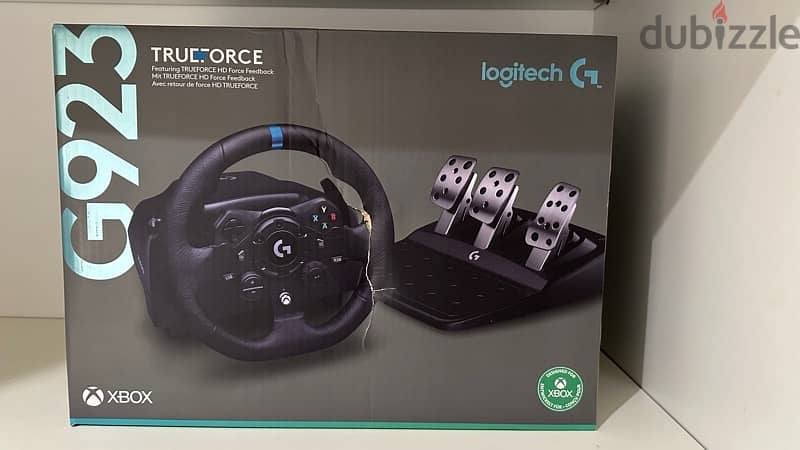 xbox logitech stearing wheel & seat 1