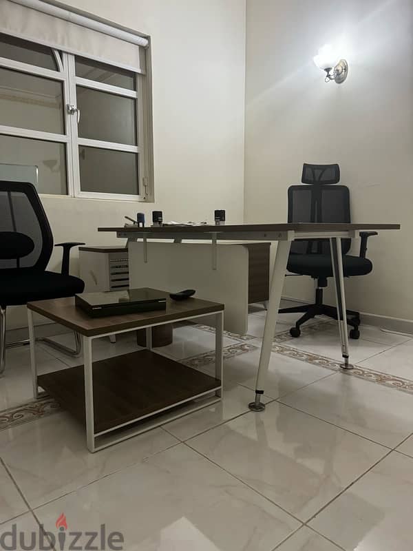 Office Table with 3 Chair 0