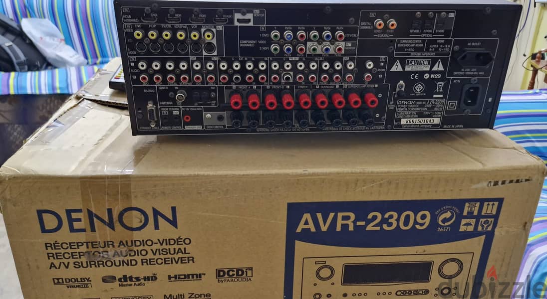 DENON AV SURROUND RECEIVER AVR 2309 -7.1 Chennal 2