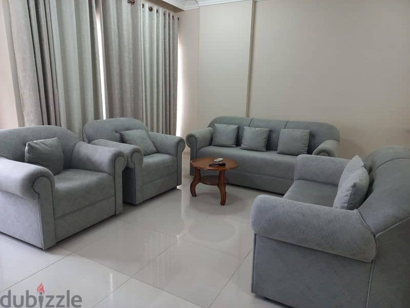 1 month used 7 seater sofa, dining table with 4 chairs 0