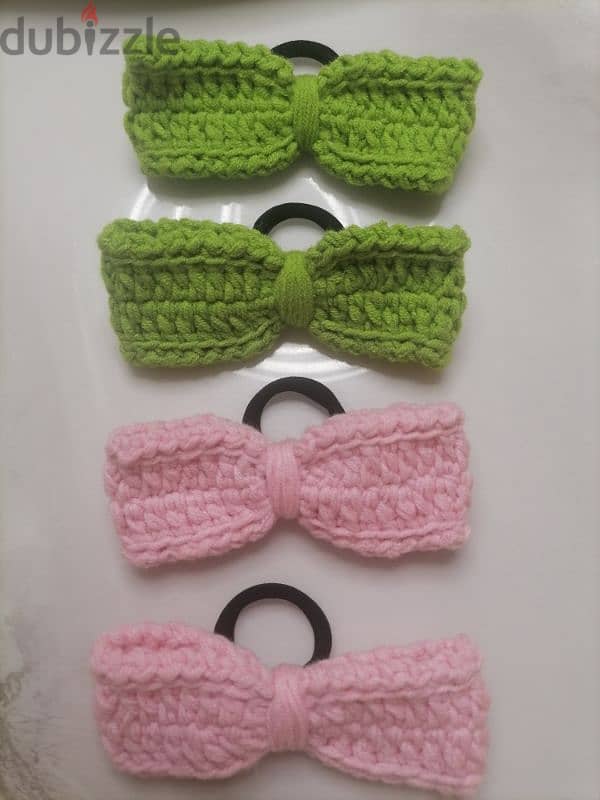 crochet ribbons and headband Keychain 3