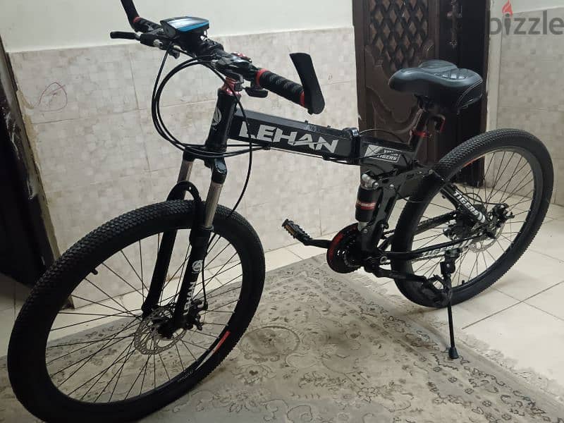 Lehan foldable mountain bike 26 inch 0