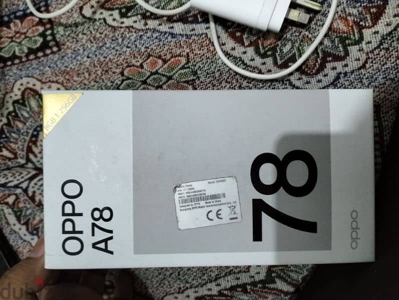 oppo A78 8+8 gb 256 gb clean phone 6