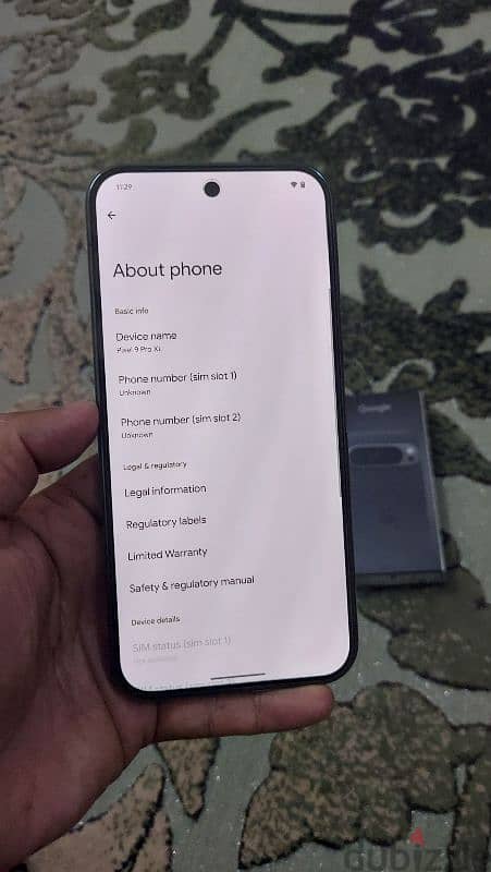 gogle pixel 9pro XL 512gb 7