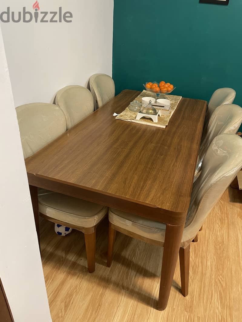 Standard Wooden table and chair for sale 2