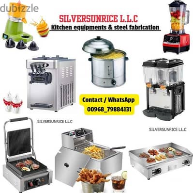 kitchen equipment for restaurent and coffee shop