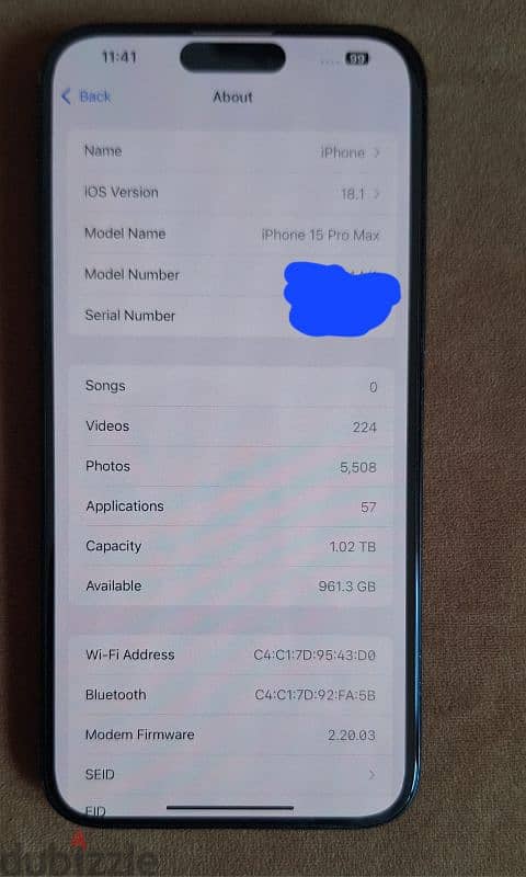 Apple iPhone 15 pro max 1tb clean condition 2