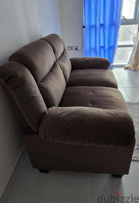 Relatively new sofa for sale. Material from PAN. Under warrenty. 1