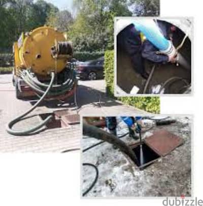 cleaning services septic tank remove block pipe