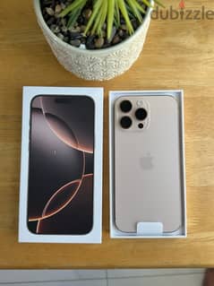 IPhone 16 Pro Max , 256 GB , Desert Titanium  , only open box 0