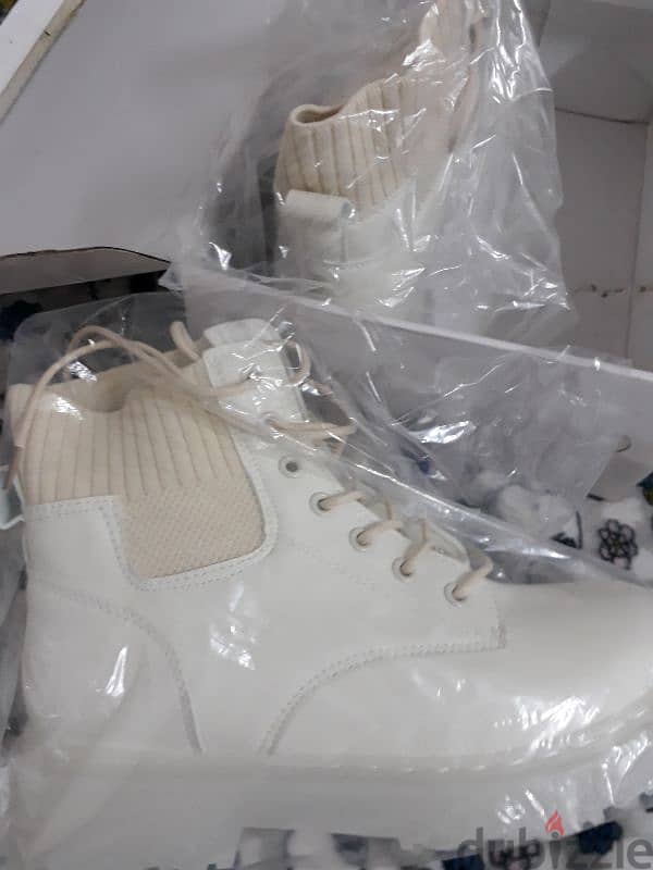 new beige boots with box and plastic size 39 3