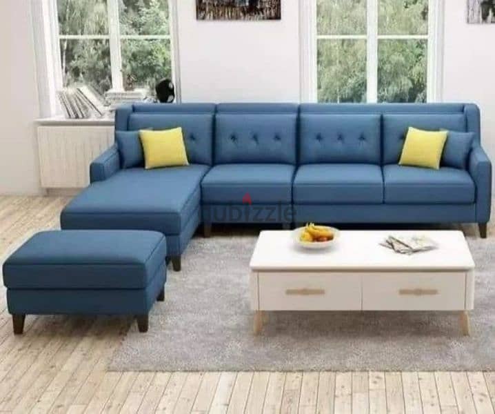 new l shape sofa with bad making 0