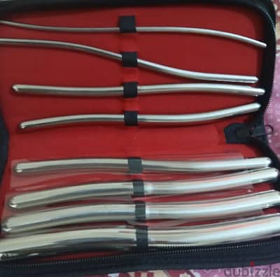 hegar dilator sounds set of 8 pcs - uterine dilator set