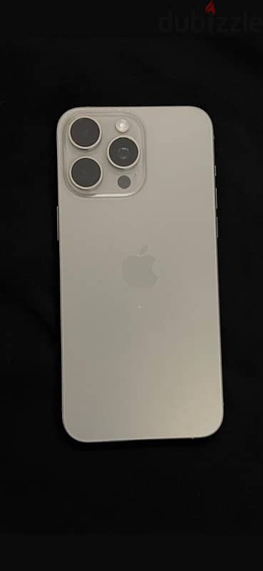 iphone 15 pro max 256gb (natural taitanium) with warranty 0