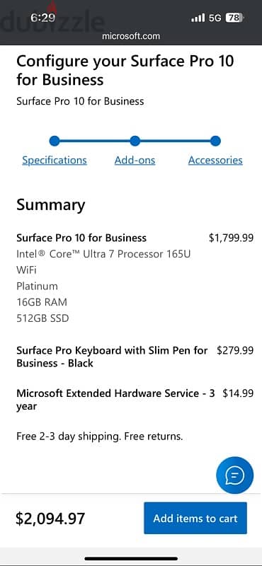 Microsoft Surface Pro 10 for Business 4