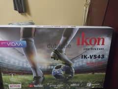 samrt led brand ikon for seal 43 inch only six month use 0