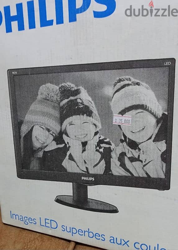 PHILIPS LED 193V5 MONITOR 12